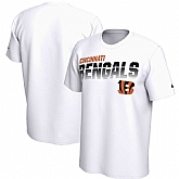 Cincinnati Bengals Nike Sideline Line of Scrimmage Legend Performance T-Shirt White,baseball caps,new era cap wholesale,wholesale hats